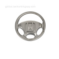 Metal Keychain Car Steering Wheel Zinc Alloy Metal Keychain Factory